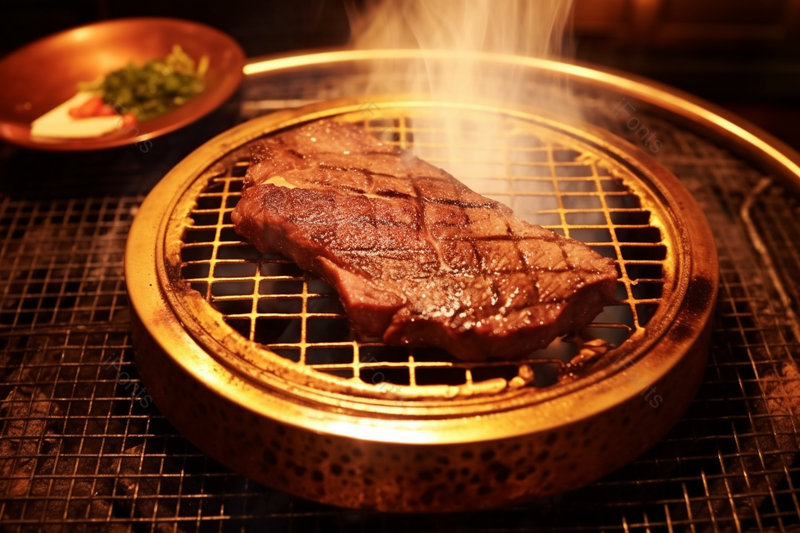 正在被考得冒烟的牛肉香料,高清,摄影图,摄影图片,图片大全,摄影图免费下载